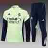 Sudadera Entrenamiento Niños Real Madrid 2025 2026 Verde Negro
