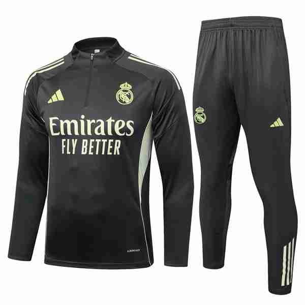 Sudadera De Training Real Madrid 2025-2026 Gris Sudadera Entrenamiento Real Madrid 2025 2026 Gris Verde
