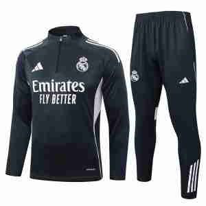 Sudadera Entrenamiento Real Madrid 2025 2026 Marino Gris