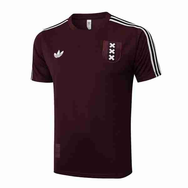 Camiseta Entrenamiento Ajax 2025-2026 Rojo 3 Tailandia Equipacion Ajax De Ámsterdam Entrenamiento 2025 2026 Rojo
