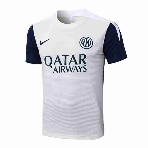 Camiseta Entrenamiento Inter Milan 2025-2026 Blanco 3 Tailandia Equipacion Inter Milan Entrenamiento 2025 2026 Blanco
