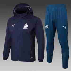 Conjunto Rompevientos Olympique Marsella 2025 2026 Azul