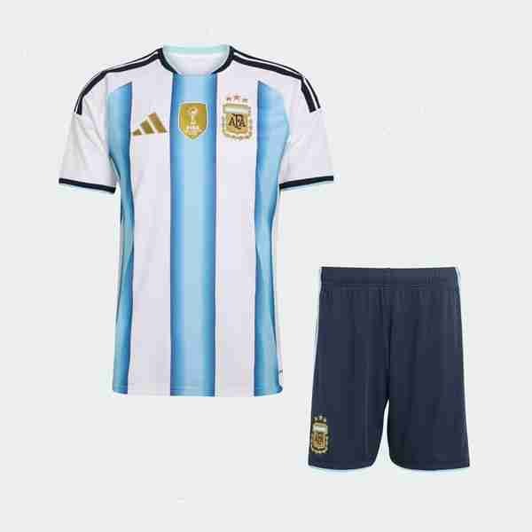 Camiseta Argentina 1ª Niño 2026 Equipacion Argentina Conjunto Niño Primera 2026