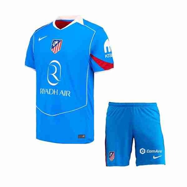 Camiseta Atletico Madrid 3ª Niño 2025-2026 Equipacion Atlético De Madrid Conjunto Niño Tercera 2025 2026