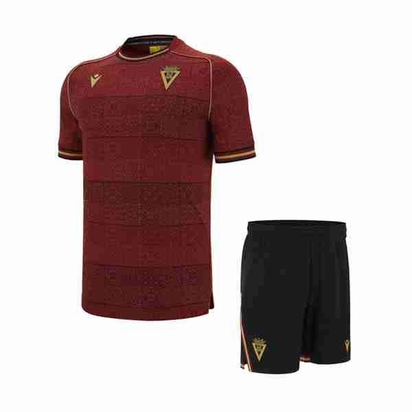 Camiseta Cádiz 2ª Niño 2025-2026 Equipacion Cádiz CF Conjunto Niño Segunda 2025 2026