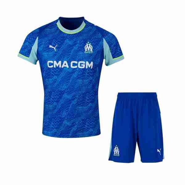 Camiseta Marsella 3ª Niño 2025-2026 Equipacion Olympique Marsella Conjunto Niño Tercera 2025 2026