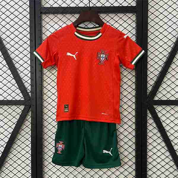 Camiseta Portugal 1ª Niño 2025 Equipacion Portugal Conjunto Niño Primera 2025 2026
