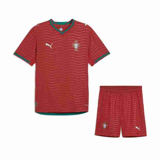 Equipacion Portugal Conjunto Niño Primera 2026 Equipacion Portugal Conjunto Niño Primera 2026
