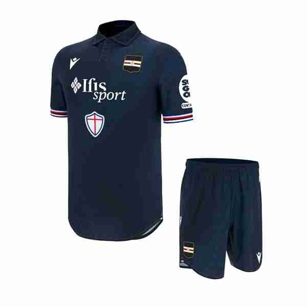 Camiseta Sampdoria 3ª Niño 2025-2026 Equipacion Sampdoria Conjunto Niño Tercera 2025 2026