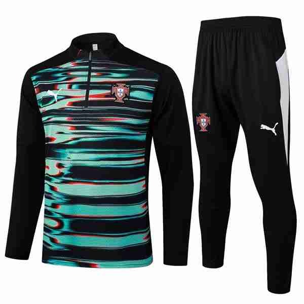 Sudadera De Training Portugal 2025-2026 Verde Negro 5 Sudadera De Entrenamiento Portugal 2025 2026 Verde Negro
