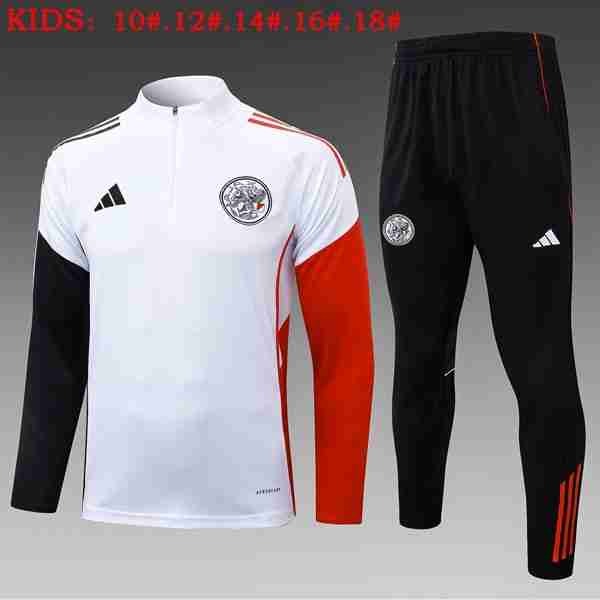 Ninos Sudadera De Training Ajax 2025-2026 Blanco 5 Sudadera Entrenamiento Niños Ajax De Ámsterdam 2025 2026 Blanco