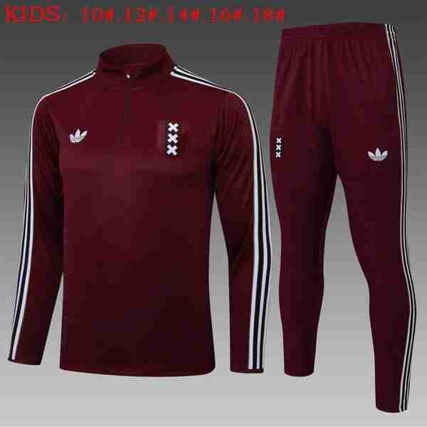 Ninos Sudadera De Training Ajax 2025-2026 Rojo 5 Sudadera Entrenamiento Niños Ajax De Ámsterdam 2025 2026 Rojo