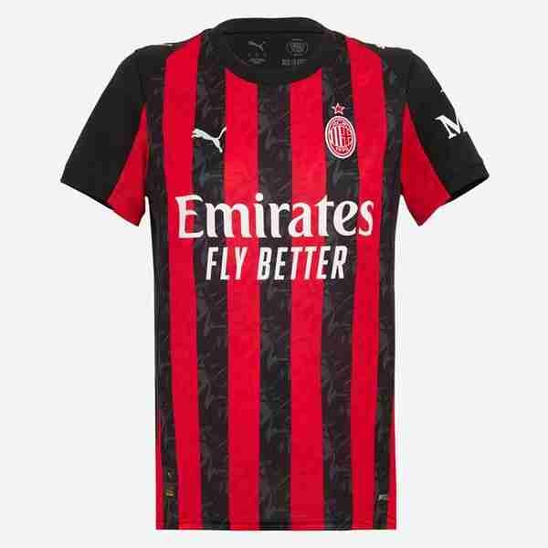 Camiseta AC Milan 1ª Mujer 2025-2026 Tailandia Equipacion AC Milan Mujer Primera 2025 2026