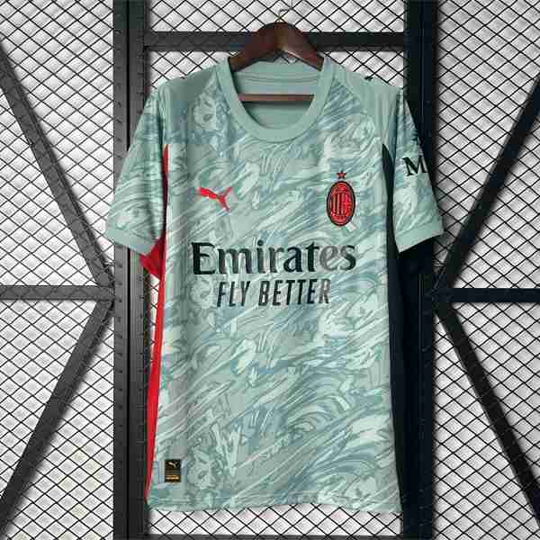 Tailandia Camiseta AC Milan Portero 2025-2026 Tailandia Equipacion AC Milan Portero 2025 2026