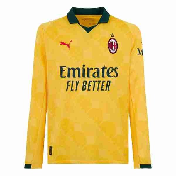 Tailandia Camiseta AC Milan 3ª ML 2025-2026 Tailandia Equipacion AC Milan Tercera Manga Larga 2025 2026