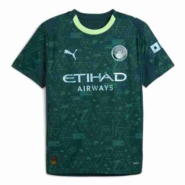 Tailandia Camiseta Manchester City EA SPORTS 2025-2026 Tailandia Equipacion Cuarta Manchester City 2025 2026