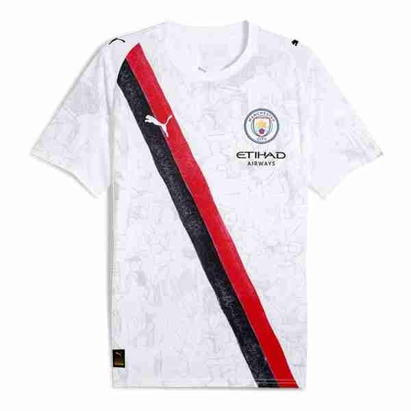 Tailandia Camiseta Manchester City KidSuper 2025-2026 Blanco Tailandia Equipacion Manchester City KidSuper 2025 2026 Blanco