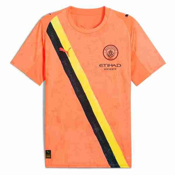 Tailandia Camiseta Manchester City KidSuper 2025-2026 Naranja Tailandia Equipacion Manchester City KidSuper 2025 2026 Naranja