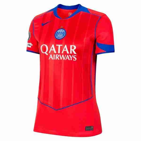 Camiseta Paris Saint Germain 3ª Mujer 2025-2026 Tailandia Equipacion Paris Saint Germain Mujer Tercera 2025 2026