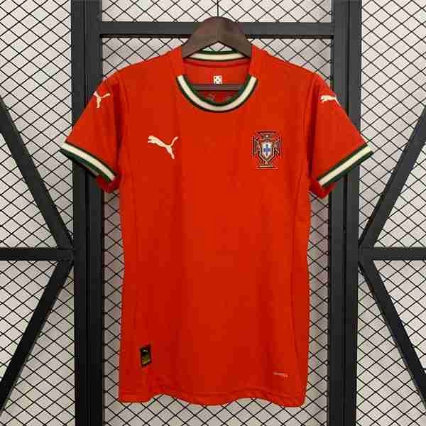 Camiseta Portugal 1ª Mujer 2025 Tailandia Equipacion Portugal Mujer Primera 2025 2026