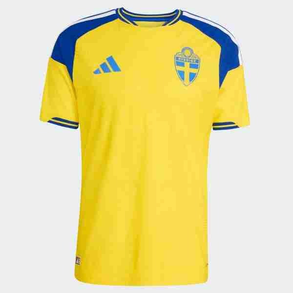 Tailandia Camiseta Suecia 1ª 2026 Tailandia Equipacion Suecia Primera 2025 2026