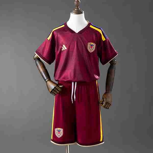 Camiseta Venezuela 1ª Niño 2026 Equipacion Venezuela Conjunto Niños Primera 2026
