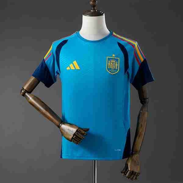 Tailandia Camiseta España Training 2026 Azul Tailandia Equipacion España Entrenamiento 2026 Azul