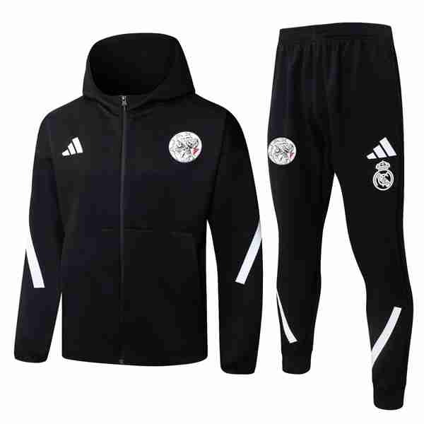Chandal Con Capucha Ajax 2026-2027 Negro Chandal Con Capucha Ajax De Ámsterdam 2026 2027 Negro