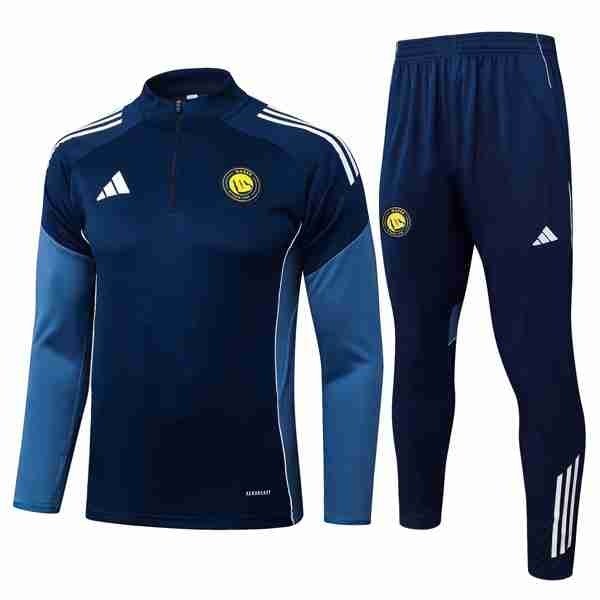 Sudadera De Training Al-Nassr FC 2026-2027 Azul Sudadera Entrenamiento Al-Nassr FC 2026 2027 Azul