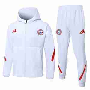 Chandal Con Capucha Bayern Munich 2026 2027 Blanco
