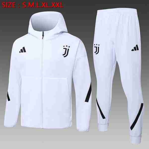 Chandal Con Capucha Juventus 2026-2027 Blanco Chandal Con Capucha Juventus 2026 2027 Blanco