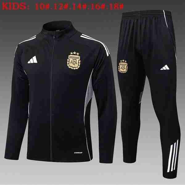 Ninos Chandal Argentina 2026-2027 Negro Chandal Niños Argentina 2026 2027 Negro