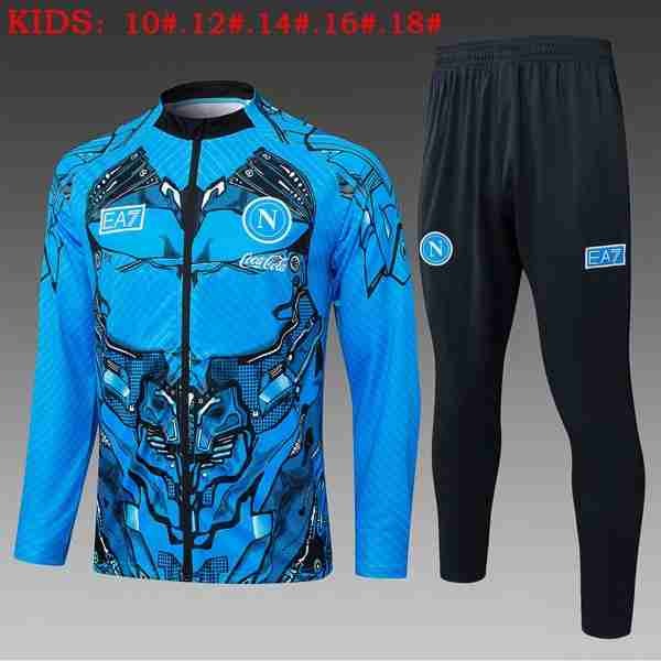Ninos Chandal Napoli 2026-2027 Azul Chandal Niños Napoli 2026 2027 Azul