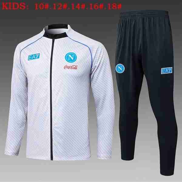 Ninos Chandal Napoli 2026-2027 Blanco Chandal Niños Napoli 2026 2027 Blanco