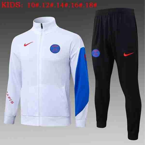 Ninos Chandal PSG 2026-2027 Blanco Chandal Niños Paris Saint Germain 2026 2027 Blanco