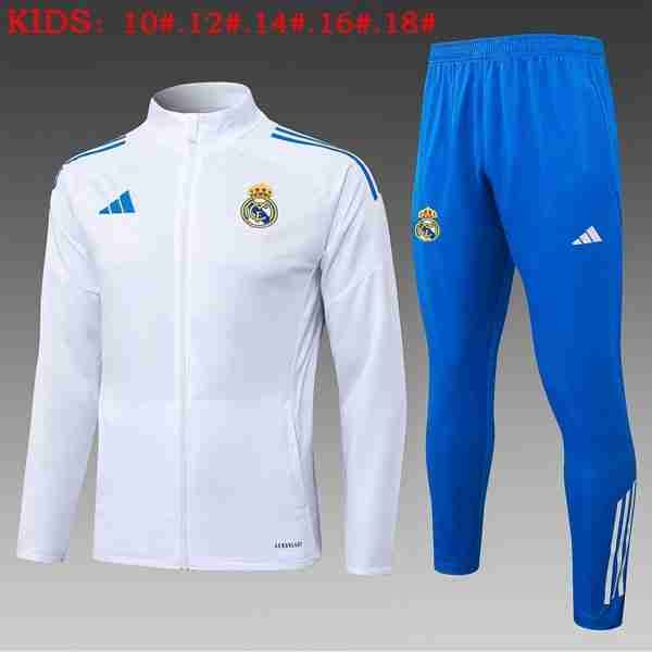 Ninos Chandal Real Madrid 2026-2027 Blanco Chandal Niños Real Madrid 2026 27 Blanco