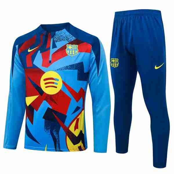 Sudadera De Training Barcelona 2026-2027 Azul 3 Sudadera Entrenamiento FC Barcelona 2026 27