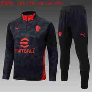 Sudadera Entrenamiento Niños AC Milan 2026 2027 Negro