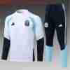 Sudadera Entrenamiento Niños Argentina 2026 2027 Blanco