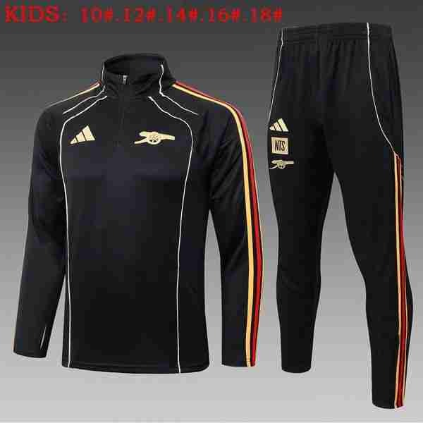 Ninos Sudadera De Training Arsenal 2026-2027 Negro 2 Sudadera Entrenamiento Niños Arsenal 2026 27