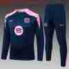 Sudadera Entrenamiento Niños FC Barcelona 2026 2027 Azul Rosa