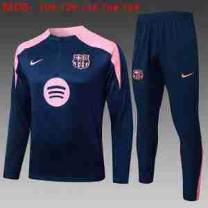 Sudadera Entrenamiento Niños FC Barcelona 2026 2027 Azul Rosa