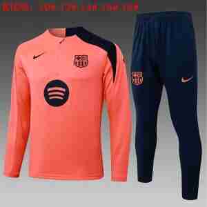 Sudadera Entrenamiento Niños FC Barcelona 2026 2027 Naranja