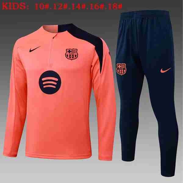 Ninos Sudadera De Training Barcelona 2026-2027 Naranja Sudadera Entrenamiento Niños FC Barcelona 2026 2027 Naranja