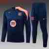 Sudadera Entrenamiento Niños FC Barcelona 2026 27 Azul Rosa