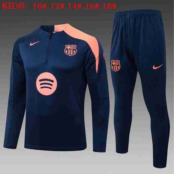 Ninos Sudadera De Training Barcelona 2026-2027 Azul 6 Sudadera Entrenamiento Niños FC Barcelona 2026 27 Azul Rosa