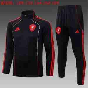 Sudadera Entrenamiento Niños Liverpool 2026 2027 Negro