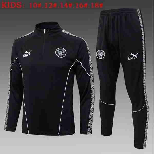 Ninos Sudadera De Training Manchester City 2026-2027 Negro 2 Sudadera Entrenamiento Niños Manchester City 2026 27 Negro