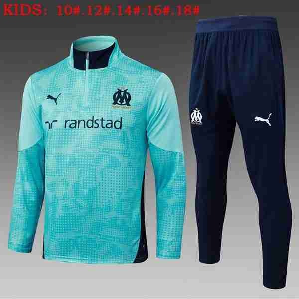 Ninos Sudadera De Training Marsella 2026-2027 Verde Sudadera Entrenamiento Niños Olympique Marsella 2026 2027 Verde