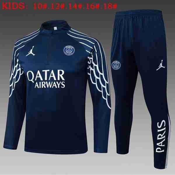 Ninos Sudadera De Training PSG 2026-2027 Azul 2 Sudadera Entrenamiento Niños Paris Saint Germain 2026 2027